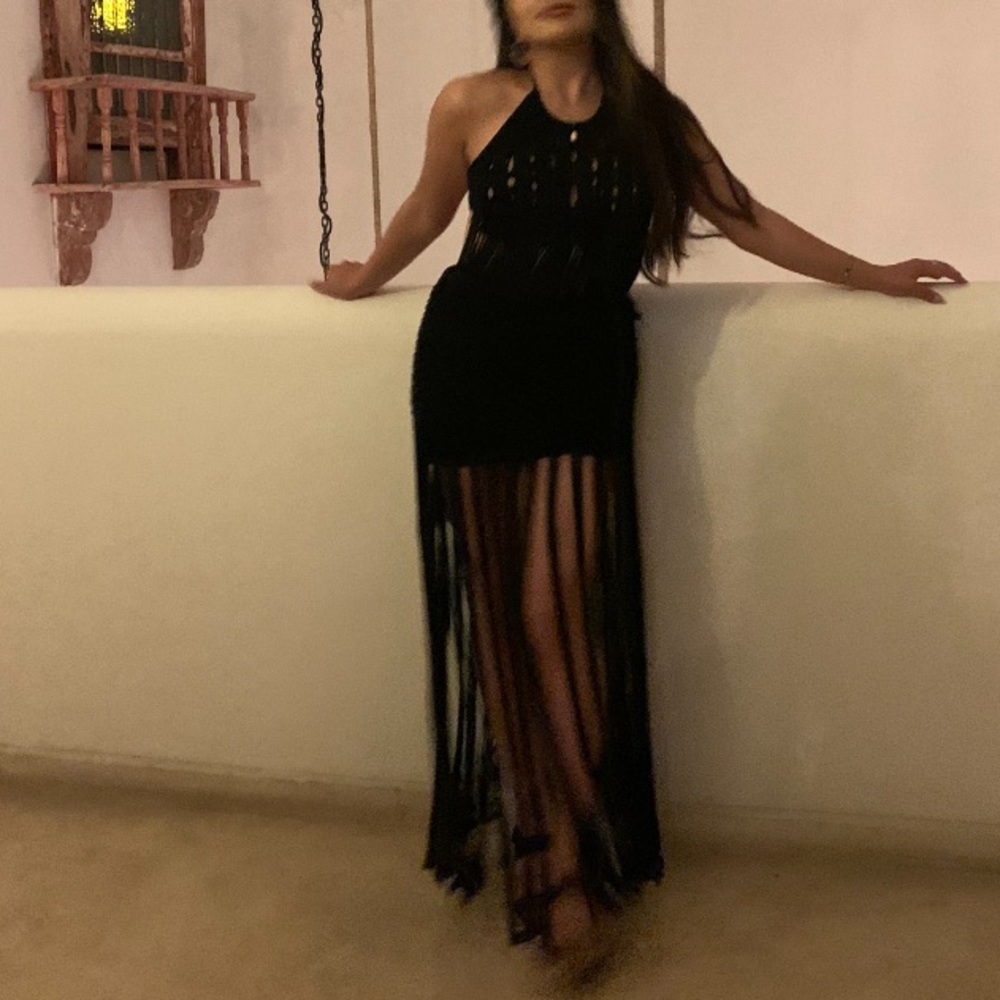 Handmade bikini cover up dress